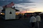 Зрители ежегодного 37-го фестиваля свиней в Канаде