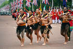 Среди участников праздничного шествия в честь Платинового юбилея королевы Елизаветы II были представители племени маори