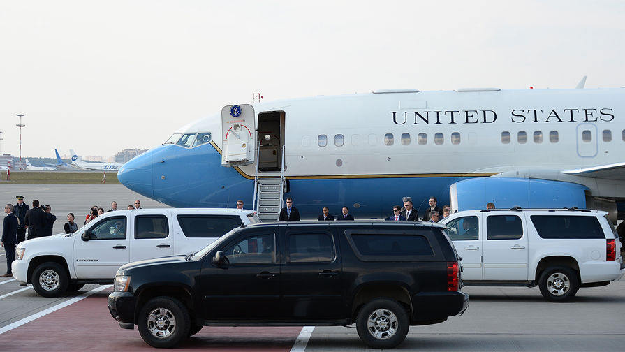 Прибытие госсекретаря США Рекса Тиллерсона в аэропорт Внуково-2, 11 апреля 2017 года