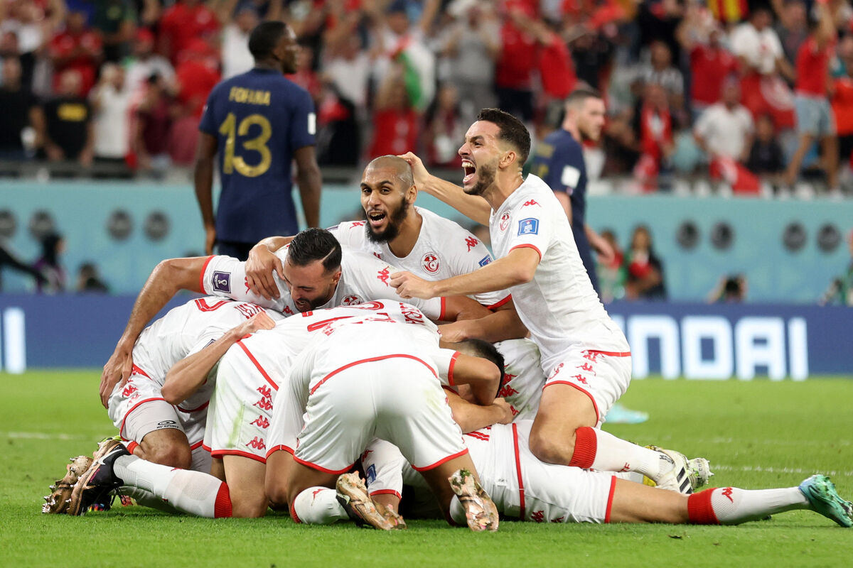 Эпизод матча Франция — Тунис на чемпионате мира — 2022