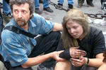 Пострадавшая при взрыве в подземном переходе на Пушкинской площади