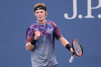 Андрей Рублев вышел в 1/4 финала US Open