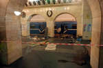 Станция метро «Технологический институт» в Санкт-Петербурге после взрыва в вагоне поезда, 3 апреля 2017 года