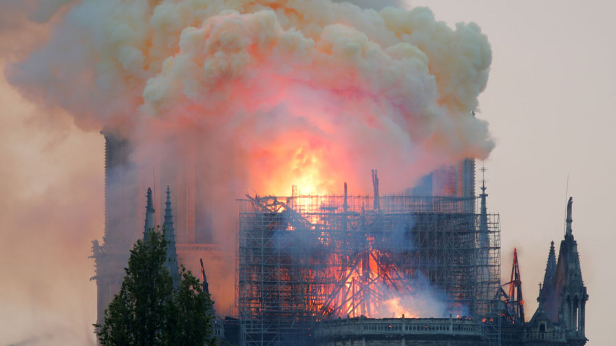 Пожар в Нотр-Дам-де-Пари, 15 апреля 2019 года