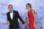 Джордж Клуни с подругой Стейси Кейблер.