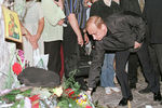Владимир Путин на месте трагедии в подземном переходе на Пушкинской площади