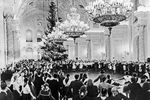 Новогодняя елка в Георгиевском зале Кремля, 1953 год
