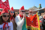 Торжественный прием в пионеры на Красной площади в Москве