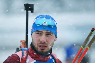 Российский биатлонист Антон Шипулин