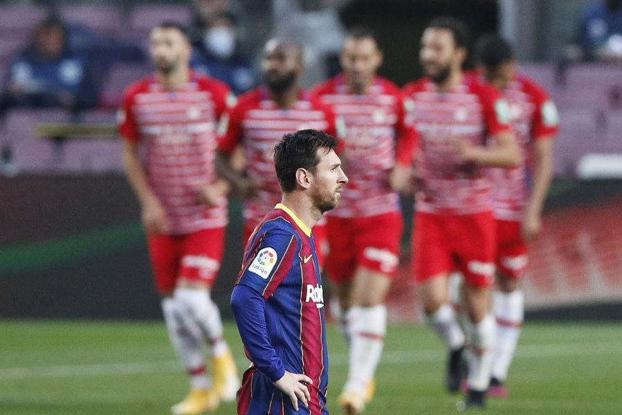 Лионель Месси в матче «Барселона» — «Гранада»