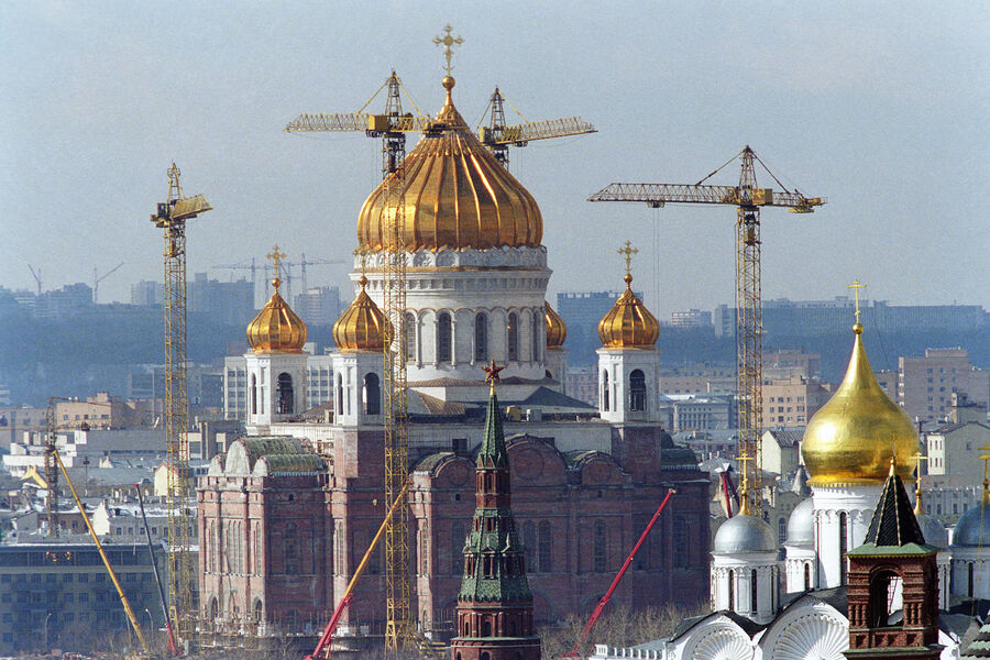 Воссоздание Храма Христа Спасителя в&nbsp;Москве, 19&nbsp;марта 1997&nbsp;года