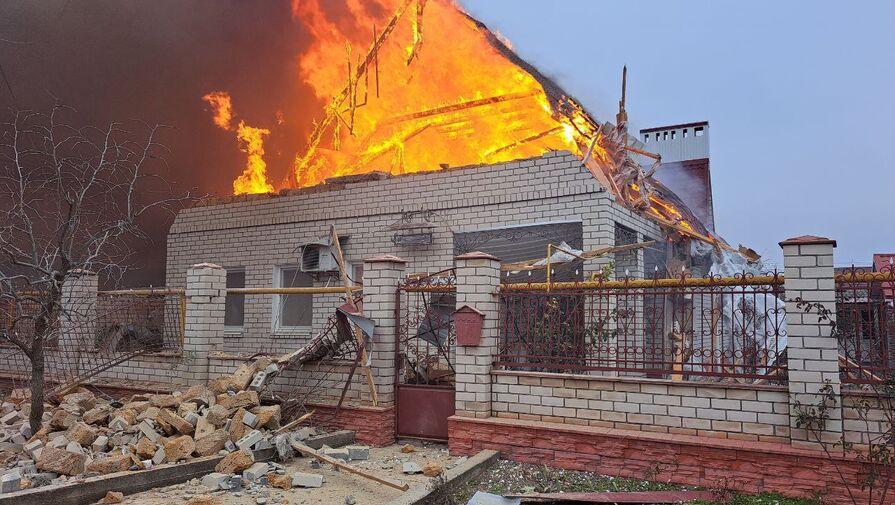 В Новой Каховке жилые дома попали под обстрел ВС Украины