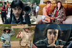 Кадры из сериалов «Уэнздей», «Три сестры», «Платонические отношения», «Чужой: Земля»
