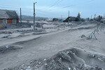 Последствия извержения вулкана Шивелуч в Усть-Камчатском районе на Камчатке, 11 апреля 2023 года