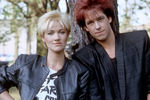 Участники поп-группы Roxette Мари Фредрикссон и Пер Гессле, 1987 год