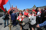 Торжественный прием в пионеры на Красной площади в Москве