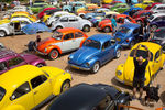 Volkswagen Beetle до сих пор популярен не только у себя на родине. На фото: встреча владельцев Volkswagen Beetle в Израиле, 2017 год