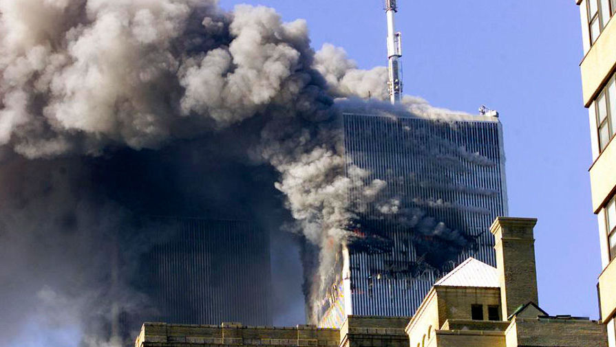 Во время теракта в Нью-Йорке, 11 сентября 2001 года