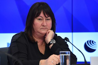 Президент Федерации лыжных гонок России, олимпийская чемпионка Елена Вяльбе