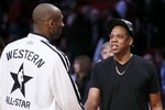 Совладелец «Бруклина» Jay-Z вместе с лидером «Лейкерс» Коби Брайантом