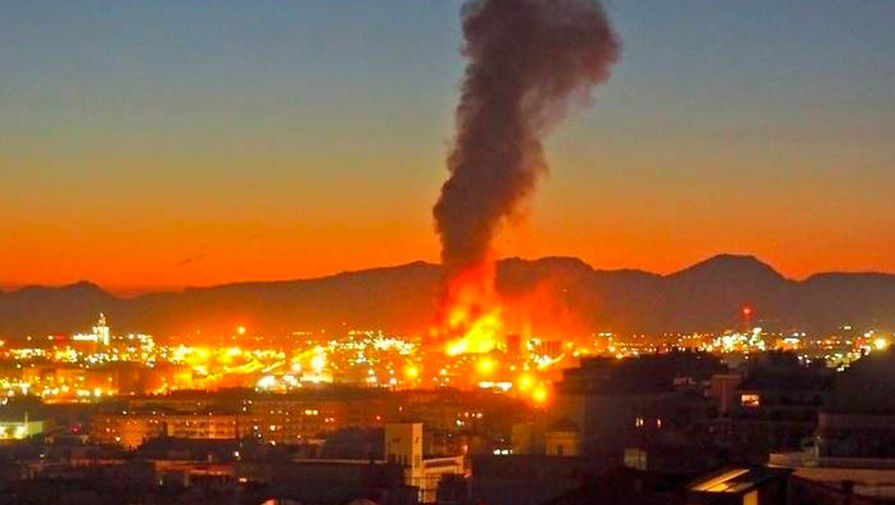 Последствия взрыва на&nbsp;нефтехимическом заводе в&nbsp;Испании, 14 января 2020 года
