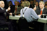 Дебаты кандидатов в президенты США от Республиканской партии Джона Маккейна и Джорджа Буша-младшего на шоу Ларри Кинга, 2000 год