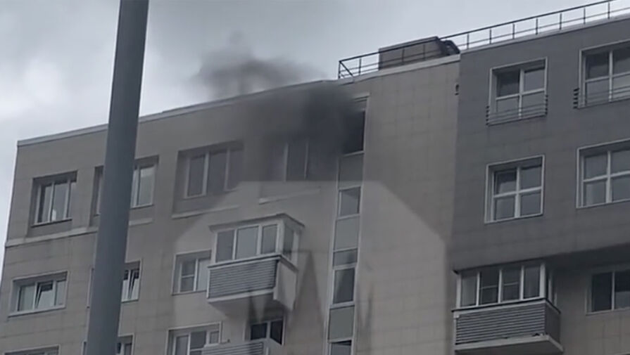 В Подмосковье дети подожгли подъезд жилого дома