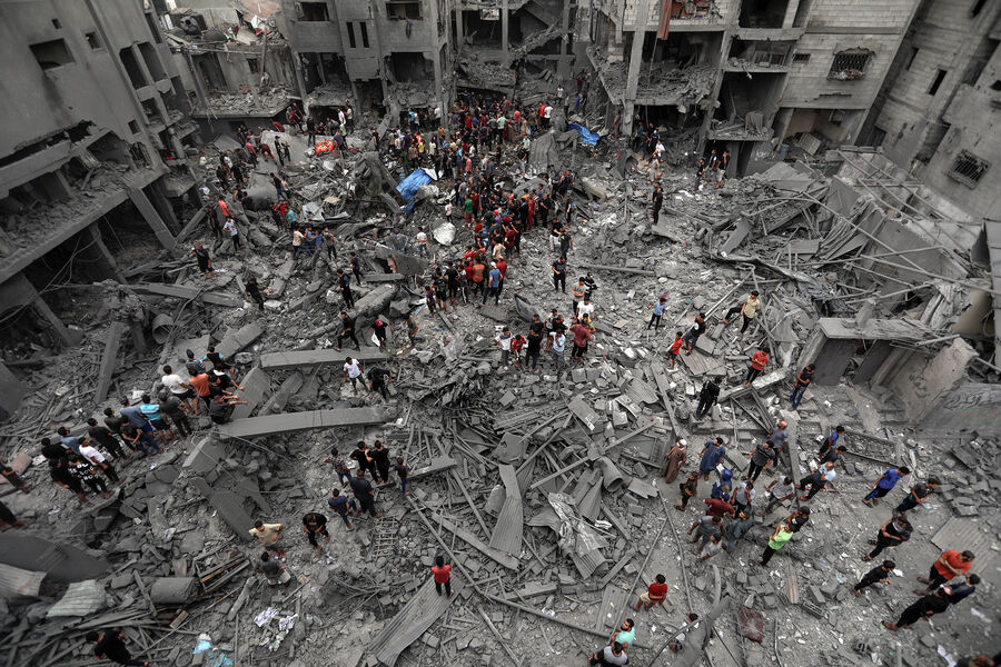 Последствия ракетных ударов по&nbsp;сектору Газа, 27&nbsp;октября 2023&nbsp;года