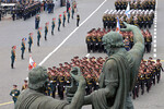 Генеральная репетиция военного парада на Красной площади в честь 79-летия Победы в Великой Отечественной войне, 5 мая 2024 года