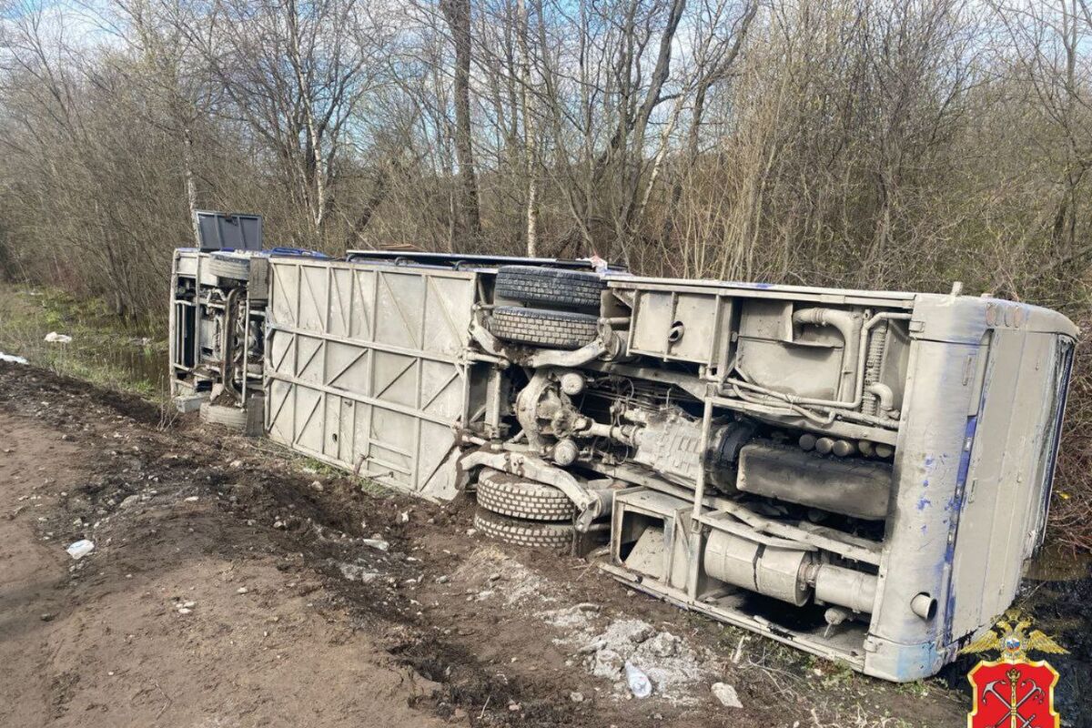 В Ленобласти задержали виновника ДТП с автобусом, в котором находились 50  рабочих - Газета.Ru | Новости