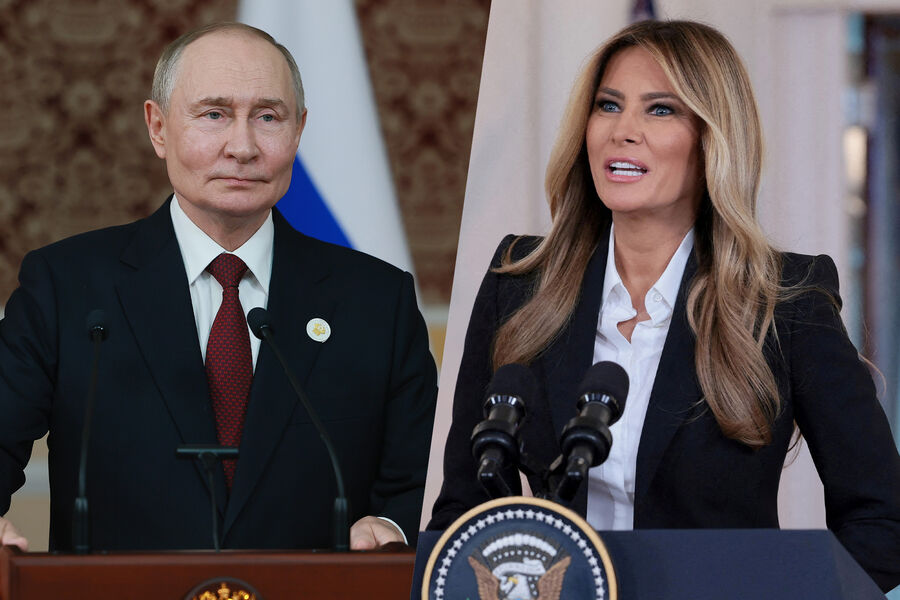 «Мир наступит скоро». Мелания Трамп получила письмо от Путина