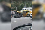 Последствия аварии на Кутузовском проспекте в Москве, 2 июля 2019 года