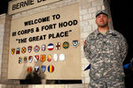 Въезд на военную базу Форт-Худ в Техасе