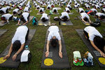 Международный день йоги в Куала-Лумпуре