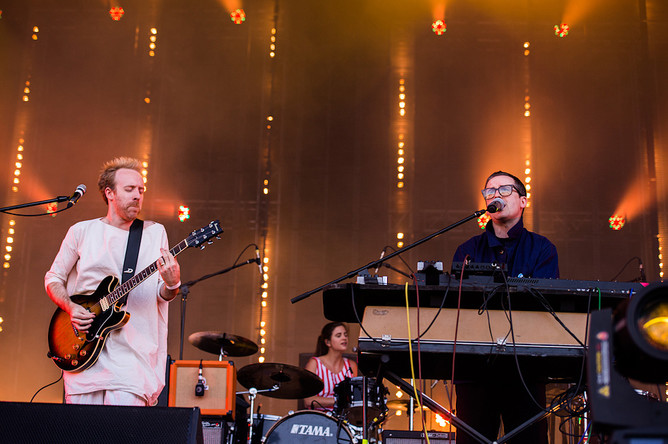 Группа Hot Chip на фестивале Пикник «Афиши»