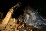 Спасательная операция на месте обрушения одного из зданий на юге Тайваня