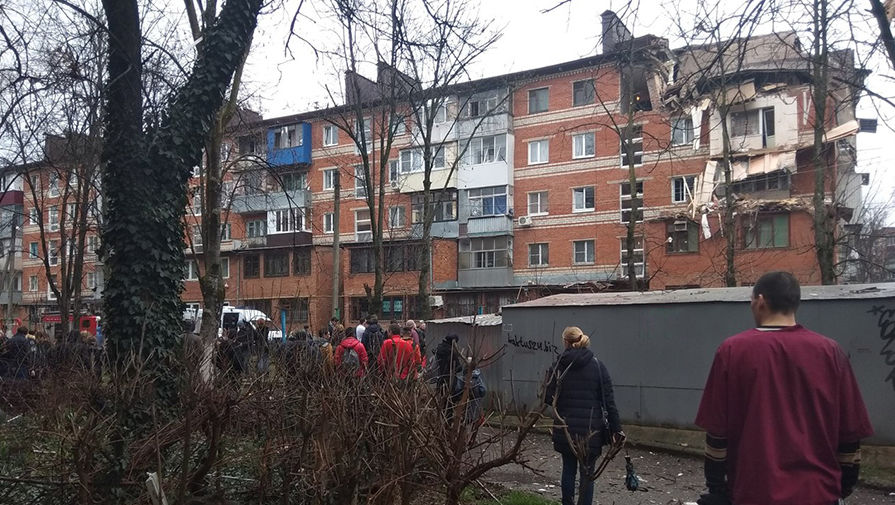 Последствия взрыва жилого дома в&nbsp;Краснодаре, 10 марта 2018 года