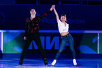 Елизавета Худайбердиева и Егор Базин на показательных выступлениях этапа Гран-при в Сочи