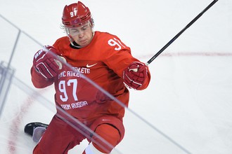 Форвард сборной России Никита Гусев