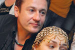 Олег Меньшиков с женой Анастасией Черновой на мероприятии Longines Clous de Paris в 2006 году