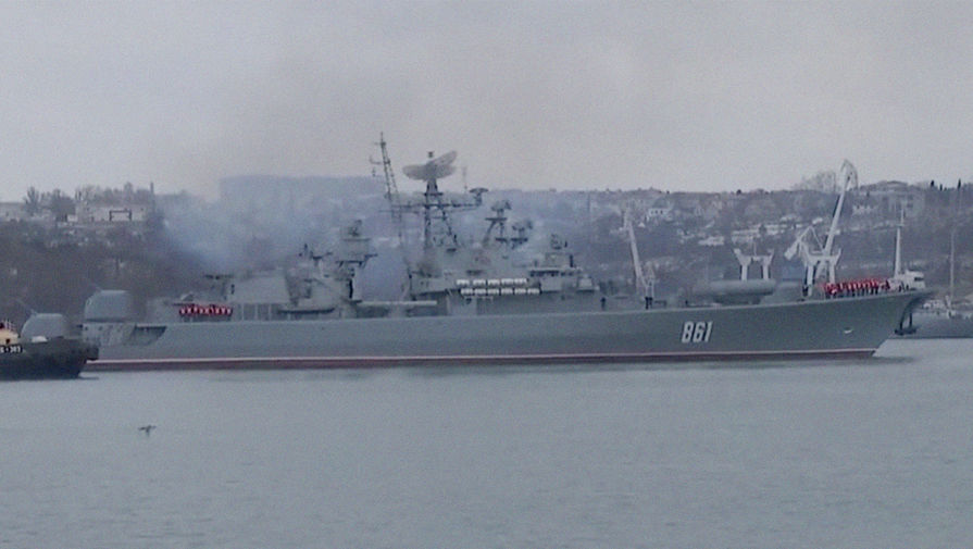 Корабли Черноморского флота вышли в море на учения