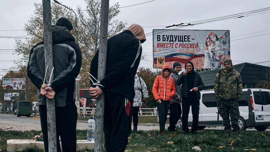 Российская комиссия СПЧ обратилась в ООН из-за фото привязанных к столбам людей в Херсоне