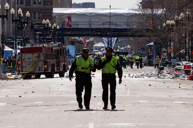 В Бостоне сработали несложные взрывные устройства