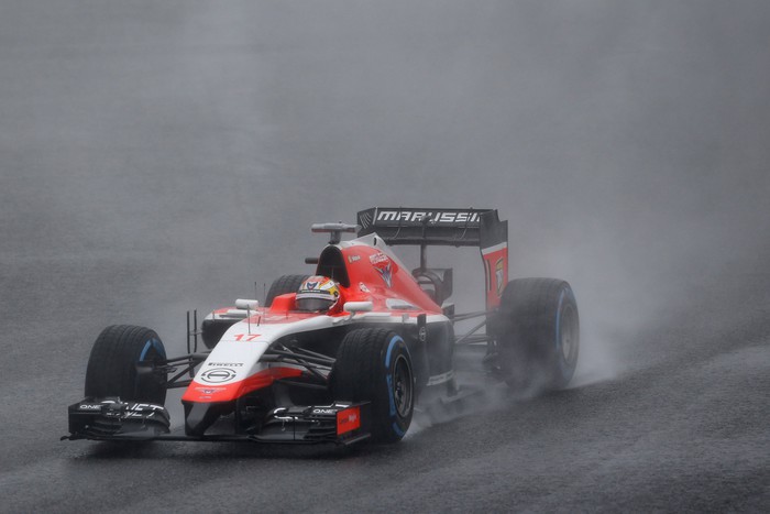 Жюль Бьянки во время рокового Гран-при Японии — 2014
