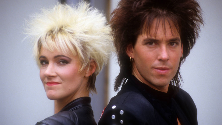 Участники поп-группы Roxette Мари Фредрикссон и Пер Гессле, 1991 год