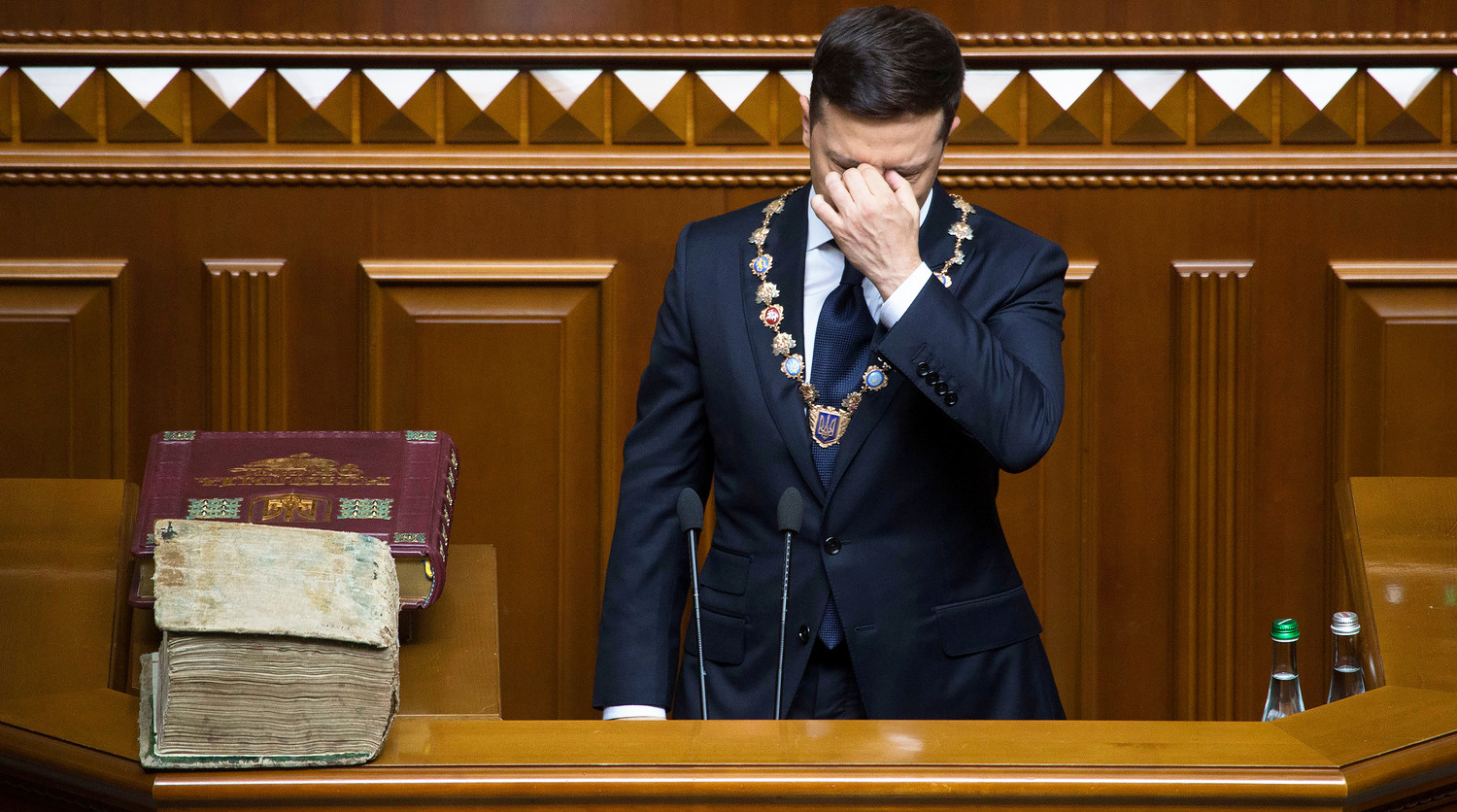 Зеленский пожаловался на президентское кресло
