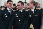 Военнослужащие в Кремле на церемонии вручения государственных наград военным и специалистам военно-промышленного комплекса, отличившимся в ходе выполнения специальных задач в Сирии