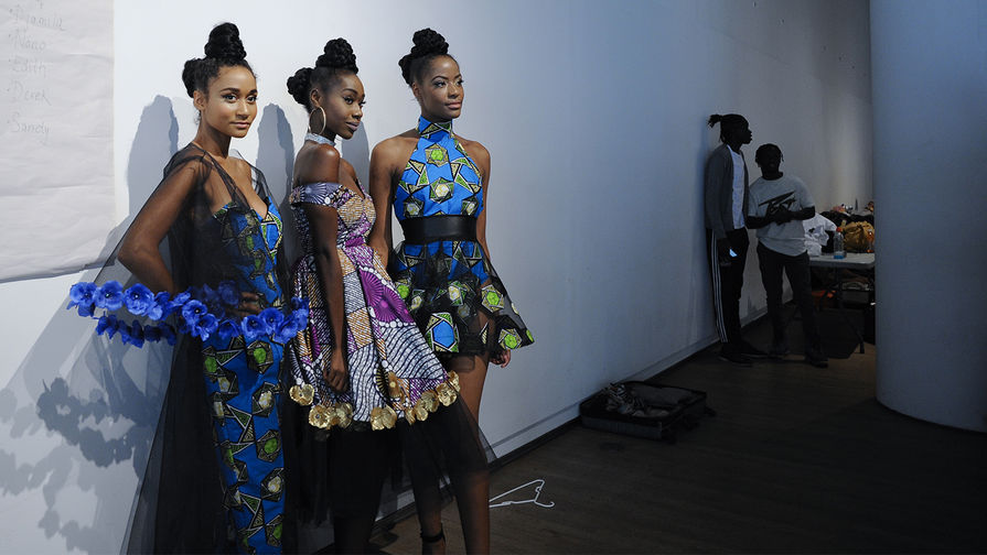Во время Африканской недели моды в Торонто, Канада, 2016 год