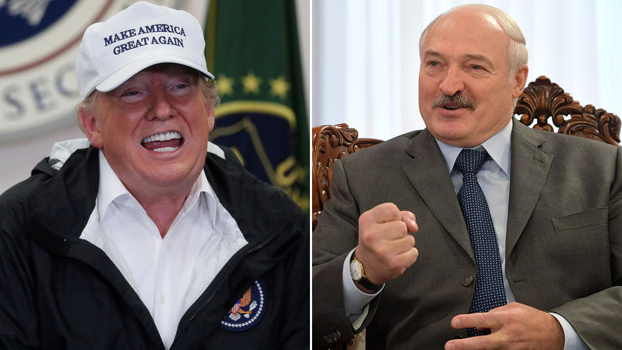 Трамп и Лукашенко (коллаж)