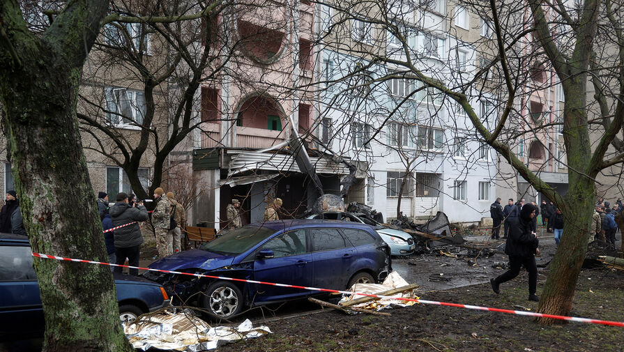 При крушении вертолета с руководством МВД Украины под Киевом погибли 18 человек